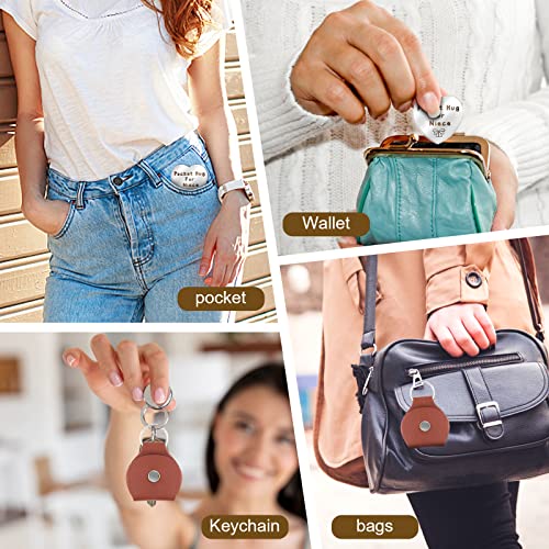 cobee Love Heart Pocket Hug Token, Long Distance Relationship Gifts Thinking of You Present Gifts Relationship Keepsake3