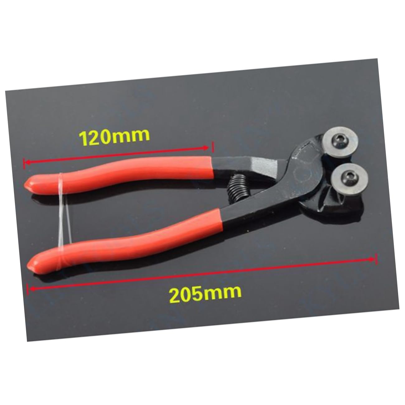Holibanna Diy Mosaic Tile Cutter Pliers Tool for Tile Cutting Stainless Steel Clipper Random Color
