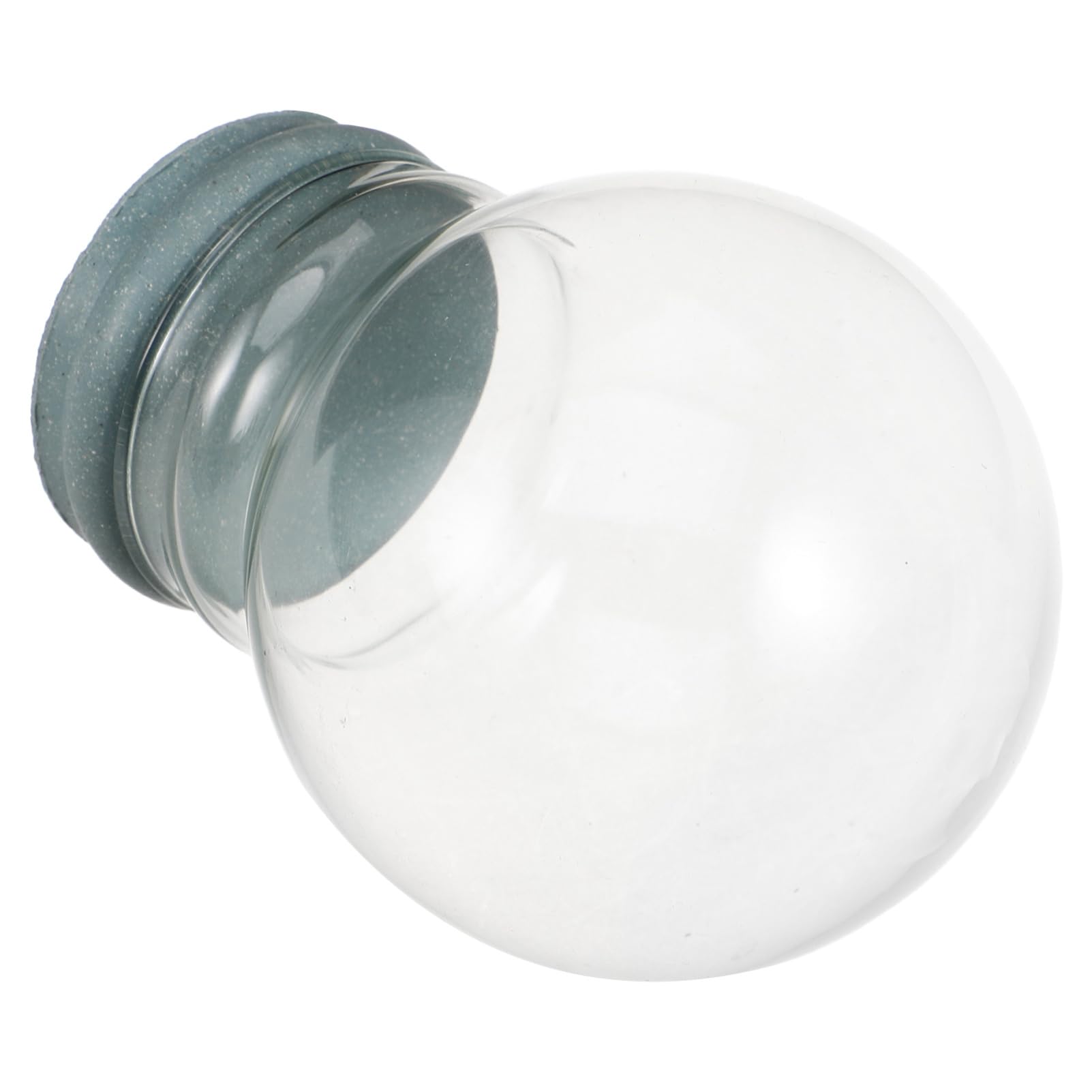 Cabilock DIY Snow Globe Kit Clear Glass Globes for Craft Projects Create Unique Holiday Decorations Christmas Activities