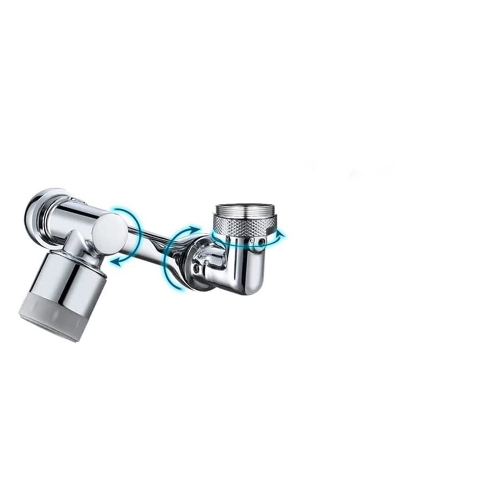 Obrót Obrotowy kran Aerator 1080° Uniwersalne przedłużacze do kranu Aerator Przedłużenie kranu umywalkowego Filtr rozbryzgowy Dysza bąbelkowa Ramię robota Przedłużenie kranu kuchennego