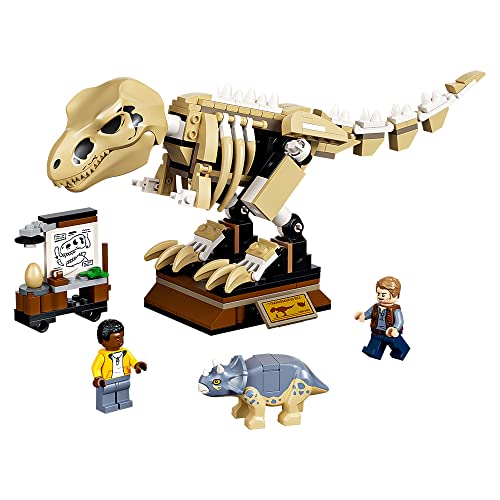 Jurassic World T. rex Dinosaur Fossil Exhibition 76940 Building Kit; Cool Toy Playset for Kids; New 2021 (198 Pieces) - Lego - Immagine 1