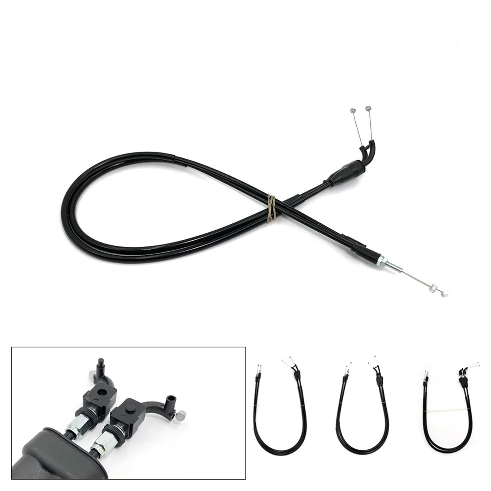 Cavi acceleratore moto Adatto per HUSQVARNA cavo acceleratore starter ammortizzatore tubo carburante SXF XCF FE FC FS 250 980/976/1020 mm(976mm-78102091100)