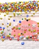 200 Balloons Release Net Kit,15.7x3.28 Ft Balloon Drop Net for Ceiling Release,Balloon for New Year Eve Party, Birthday, Graduation, Wedding,Celebration