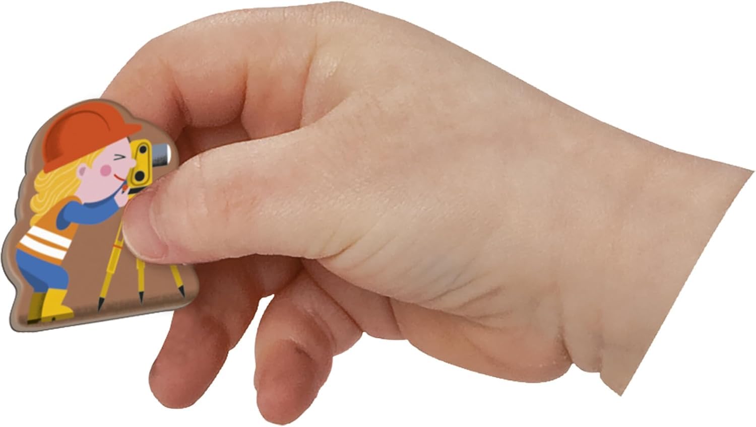 Janod Magnéti'Book Véhicules du Chantier, Gioco Magnetico educativo 50 magneti + 18 Modelli, Giocattolo in Cartone FSC per Bambini, Sviluppa la destrezza e l'immaginazione, da 3 Anni, J02526