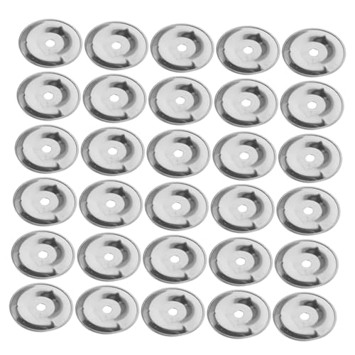 BESPORTBLE 50 pcs Metal Drum Cymbals Stainless Crash Cymbals for Jazz Practice Easy to Use and Portable for Drum Kits and Music Instrument Enthusiasts