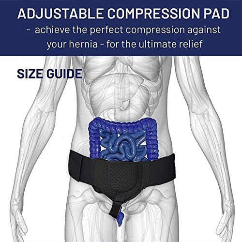 Faja para Hernia Ajustable para Hombre y Mujer Blanca miniatura 6
