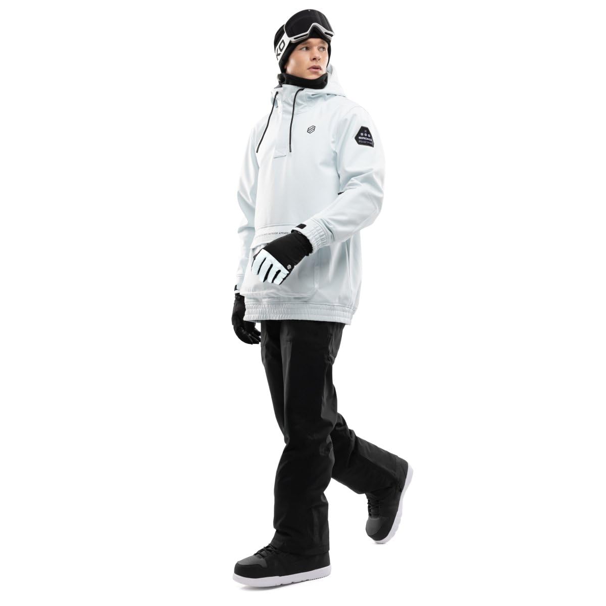 SIROKO - Giacca da Snowboard con Tasca a Marsupio W3 Shiga