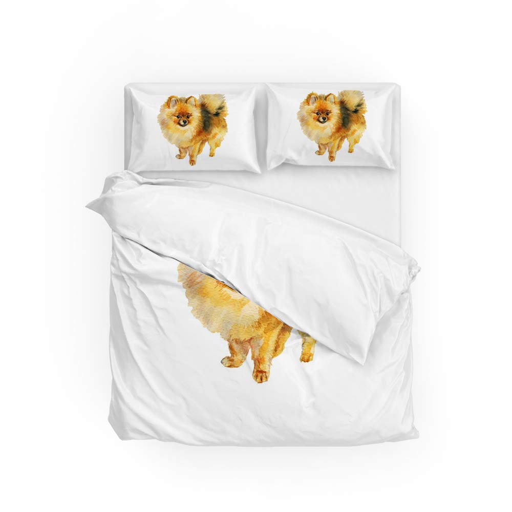 Housse de couette duveteuse Poméranie : finissez-en avec le linge de lit rêche en taille Super King