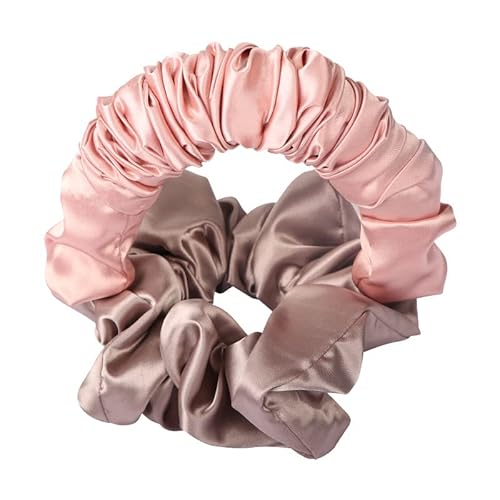 RVUEM Sleepy Ties for Hair, Sleep Tie Hair Scrunchie, Overnight Use DIY Hair Rod Ponytail Holders Styling Tool (No-1)