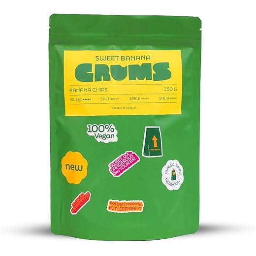 CRUMS Sweet Banana Chips 200g