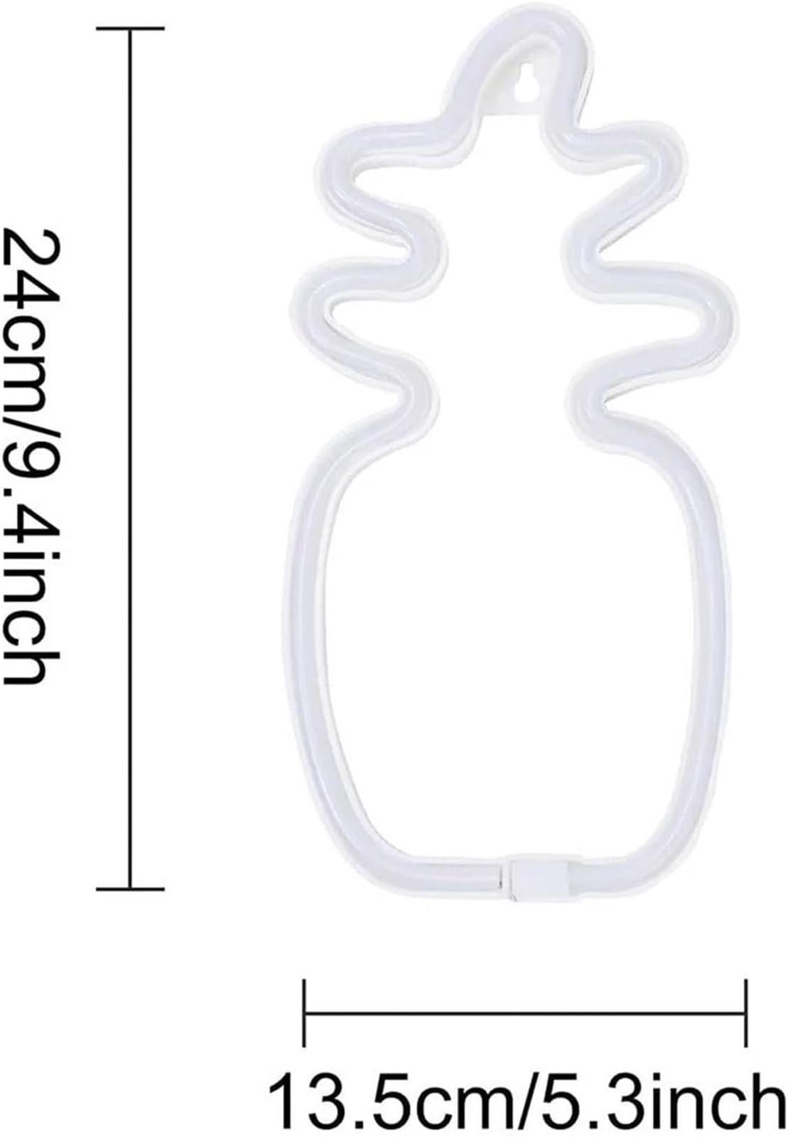Générique lumière décorative Enseigne décorative au néon Ananas avec lumières LED pour décoration murale