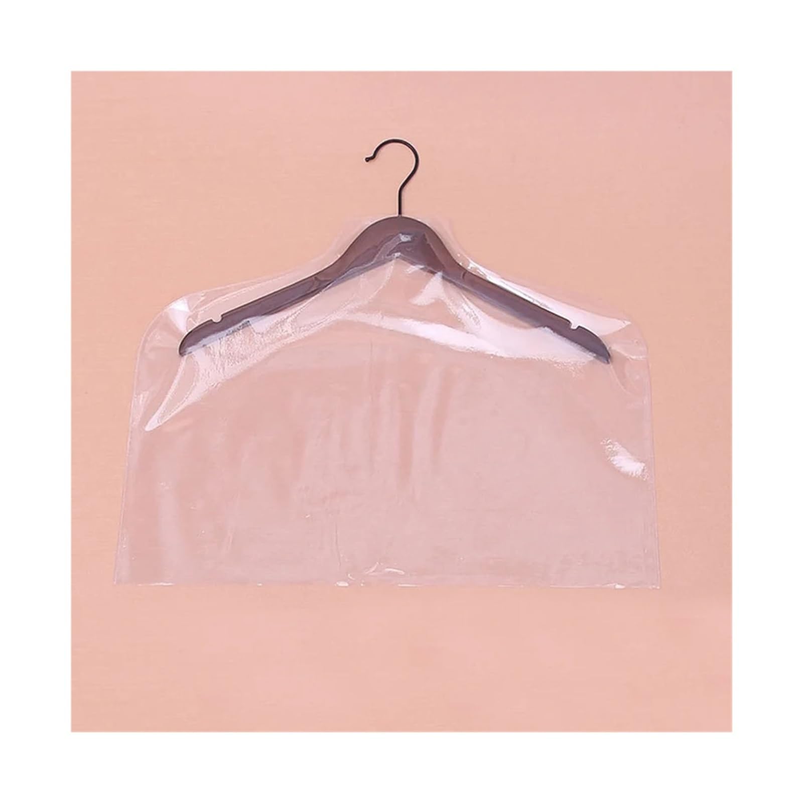 fundas para ropa 5pcsTransparent Hanging Bag For Clothes Garment Coat Jacket Shirt Suit Dust Moisture Proof Protection Cover(Color3)