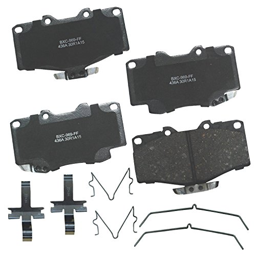 Image of Bendix Premium SBC436A Ceramic Front Brake Pads for Toyota 4Runner 2002-2001, Hilux 2004, Tacoma 1998-1995