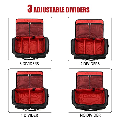 Sneaker Bag Travel Shoes Duffel Bag Men Women Gym Sport Luggage Duffle Carrying Case Bag Divider Adjustable Compartment Portable Soccer Athletic Shoes Carrier Heavy Duty Traveling Accessories4