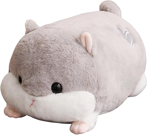 Miniatura 1 de Hofun4U Almohada de peluche de hámster, animal de peluche de hámster gigante, almohada corporal de felpa de conejillo de indias, adorable juguete de