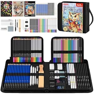 141 PCS Art Supplies Sketching Kit ...