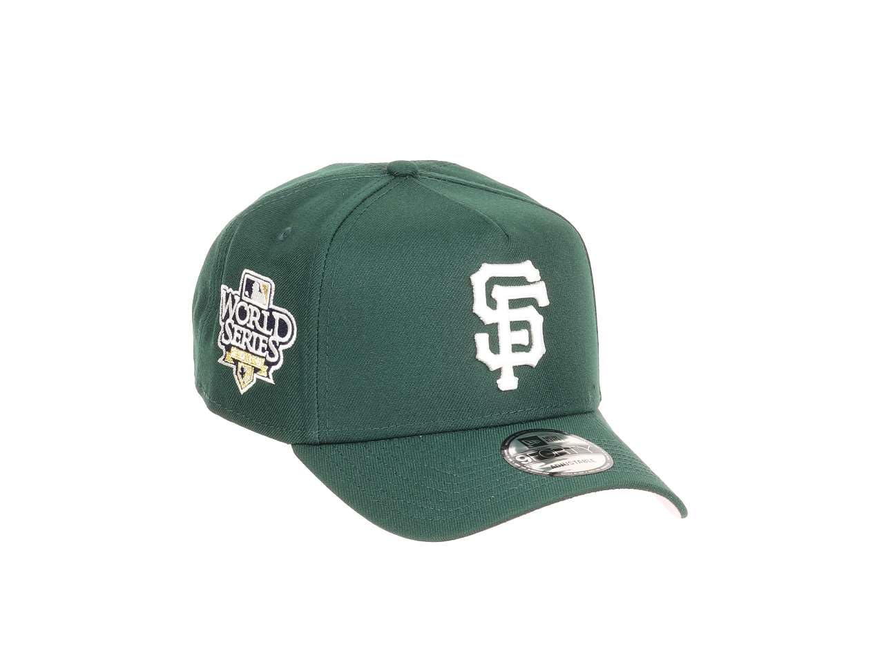 New Era San Francisco Giants MLB World Series 2010 Sidepatch Dark Green 9Forty A-Frame Adjustable Cap