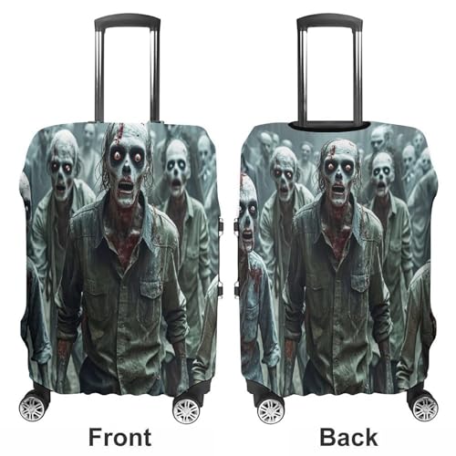 Many Zombie Travel Luggage Cover Washable Anti-scratch Suitcase Protector Dustproof Protective Cover Case for Wheeled Luggage Fits 19-32 Inch Luggage3