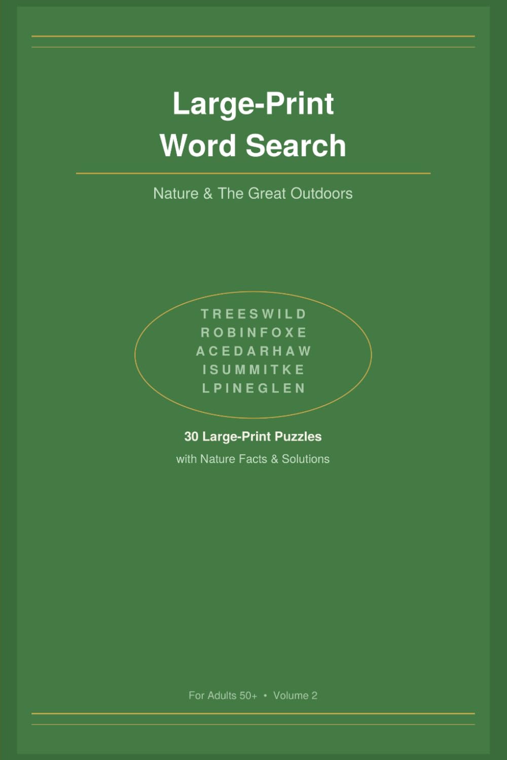 Large-Print Word Search: Nature & The Great Outdoors