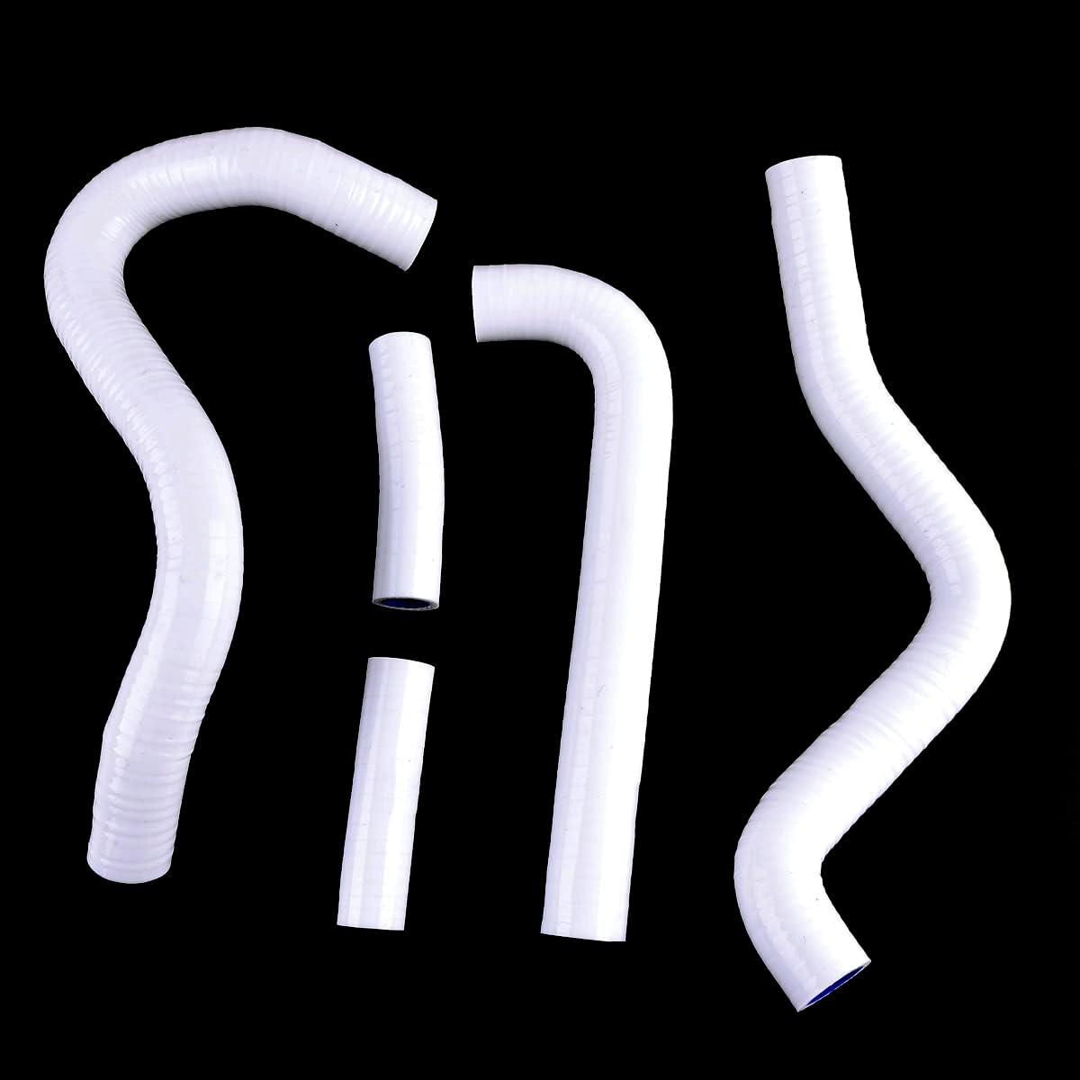 3 ply Silicone Coolant Radiator Hose Kit Fit 1994-02 KAWASAKI KX 250 KX250 (White)