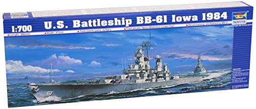 Preisvergleich Produktbild Trumpeter 05701 Modellbausatz Schlachtschiff USS Iowa BB-61 1984