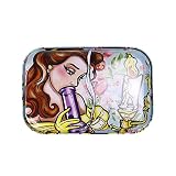 Metal Rolling Tray 11 Inch Princess- Cigarette Rolling Trays - Smoke Accessories - Rolling Paper Tra