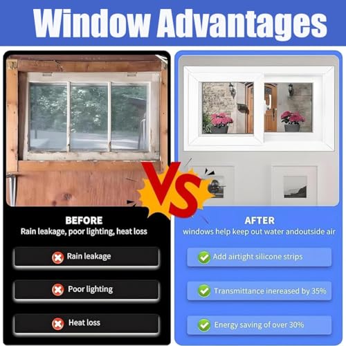 Ventana de aluminio elegante y duradera con panel de vidrio templado 7