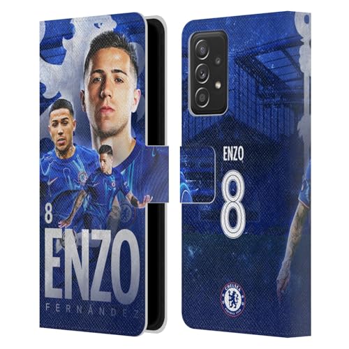 Protégez votre Galaxy A52 étui portefeuille cuir Chelsea FC
