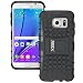 Galaxy S7 Edge Case, Xbows [Rugged Wave] Slim Durable Protective Shockproof Case Built-in Kickstand for Samsung Galaxy S7 Edge (Black)