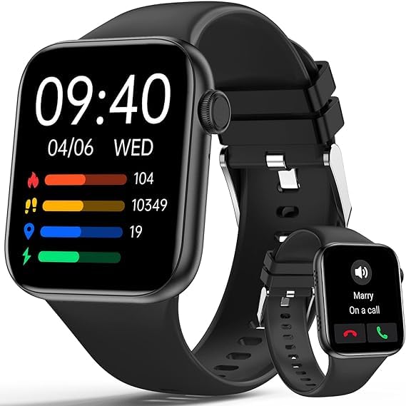 TaiSounds 2023 Upgrade Smart Watch (Answer/Make Call), 1.95