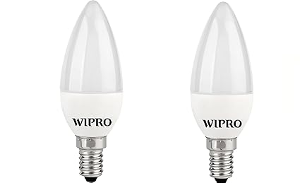 wipro 3W e14 LED Bulb ( WHITE, Garnet , Pack of 2 )