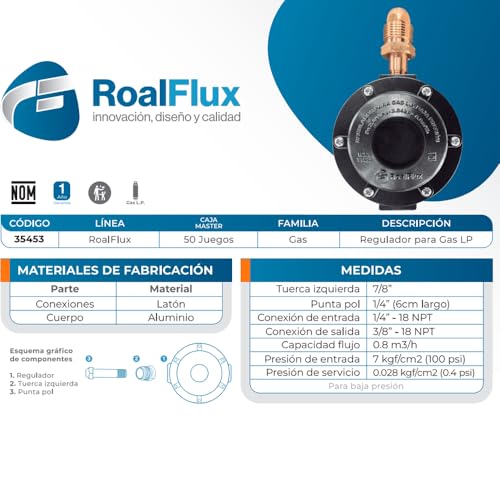 Regulador de alta presión para tanque estacionario 14 Imagen adicional