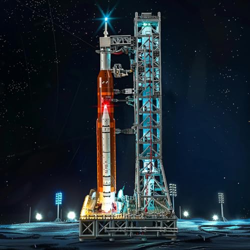 Brickshining LED Lighting Compatible with Lego NASA Artemis Space Launch System 10341, Light Kit Compatible with Lego 10341, Giving Light to Model, NOT Included The Model Set?Standard Version?