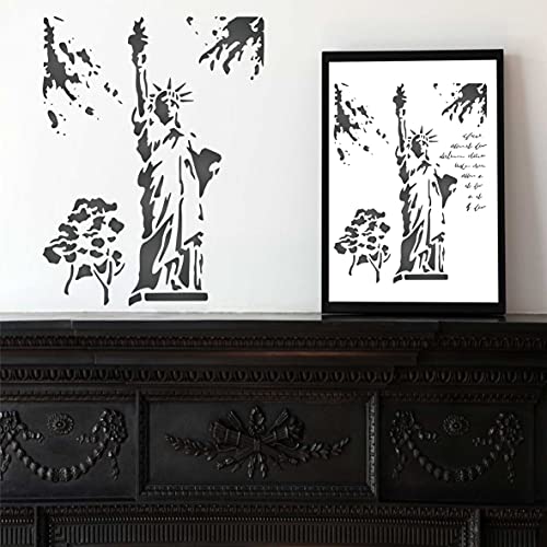 Statua della Libertà - Stencil per la pittura