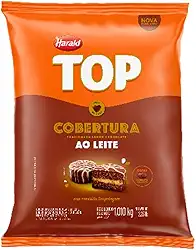 Gotas de Chocolate Fracionado Top Ao Leite 1,010kg - Harald