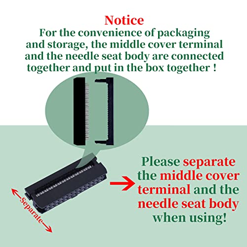 Pzsmocn 20 Sets IDC 2 * 13 Double Row Rectangular Socket Adapter FC Black Crimp Wire Head Three-piece Kit 2.0mm Pitch - Image 3