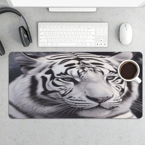 Pad Mouse Grande VstaDank White Tiger con Base Antideslizante miniatura 5