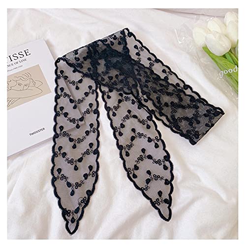 Suiglory 3Pcs Lace Headband Head Hair Scarf, Handbag Handle Wrap Ribbon Scarf Neckerchief #TOP4