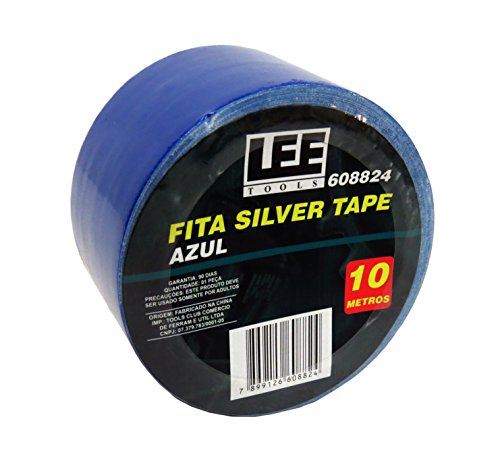 Fita Silver Tape Adesiva 10m Azul Lee Tools