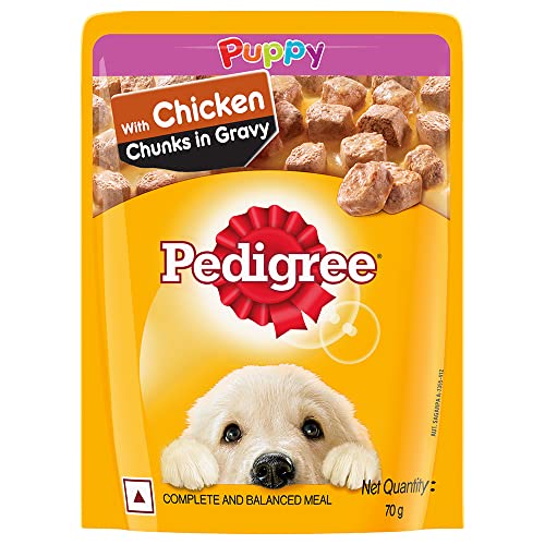 Pedigree-Wet-Food-for-Puppy-Chicken-Chunks-in-Gravy-Flavour-Pack-of-15-15-x-70g