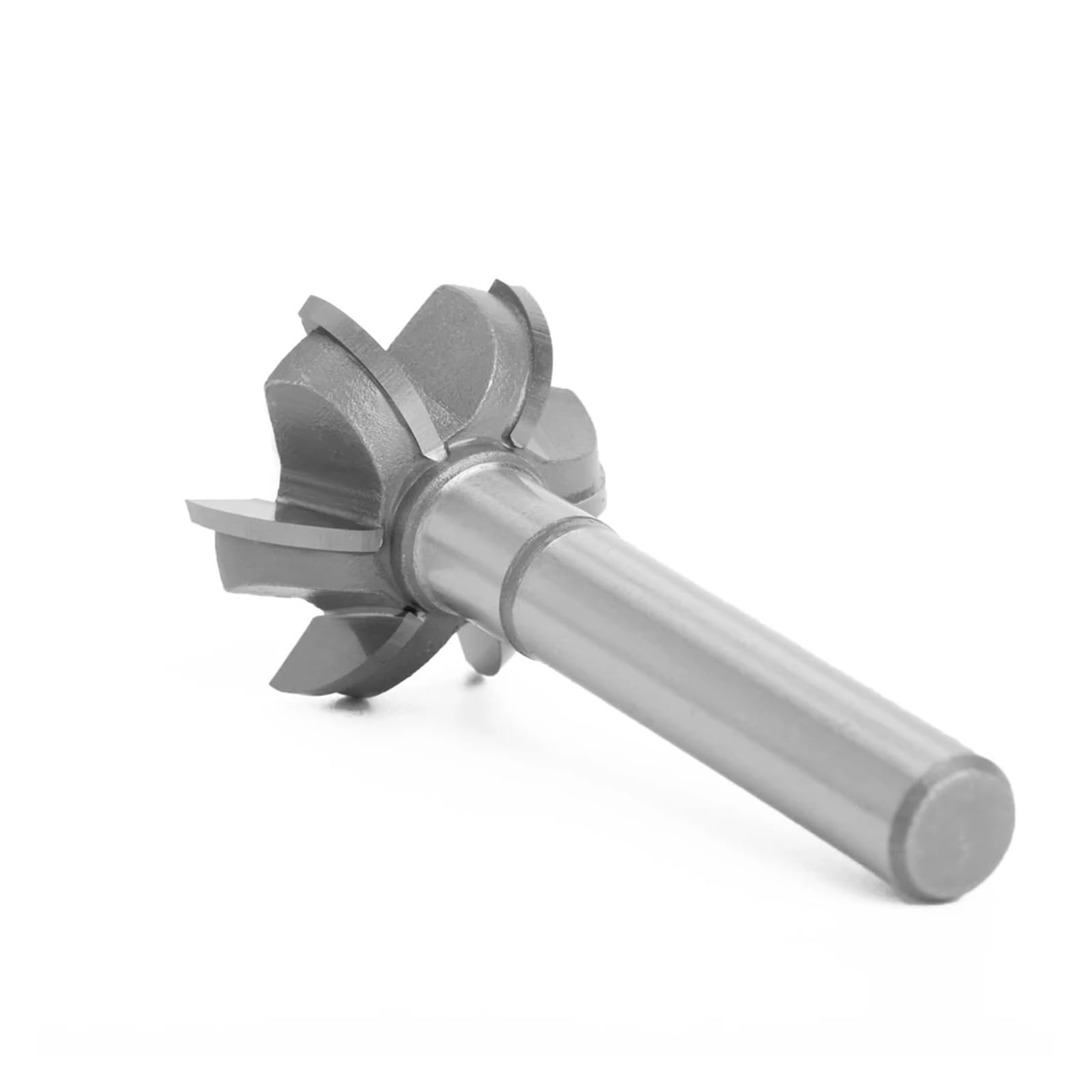 1 pz. Fresa a tazza in lega con gambo da 12 mm, 6 bordi, impugnatura for dita, for macchina for incisione del legno