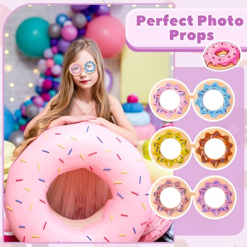 Donut Sunglasses for Kids Funny Donut Novelty Glasses for Party Decor Photo Booth Props Christmas party Gifts4
