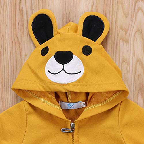 Roupa De Bebe Macacão Com Capuz Ursinho E Orelhinhas Tamanho:1