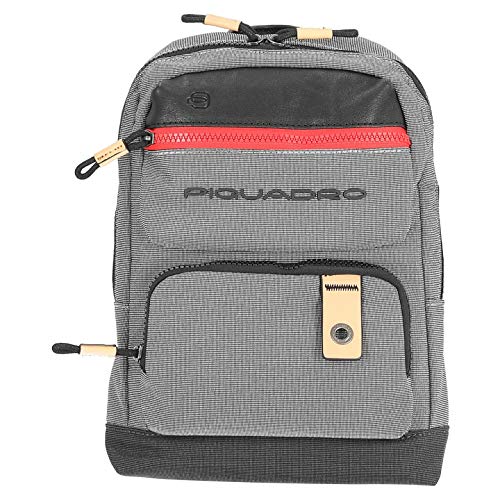 Piquadro Blade Sling Bag Gris Negro