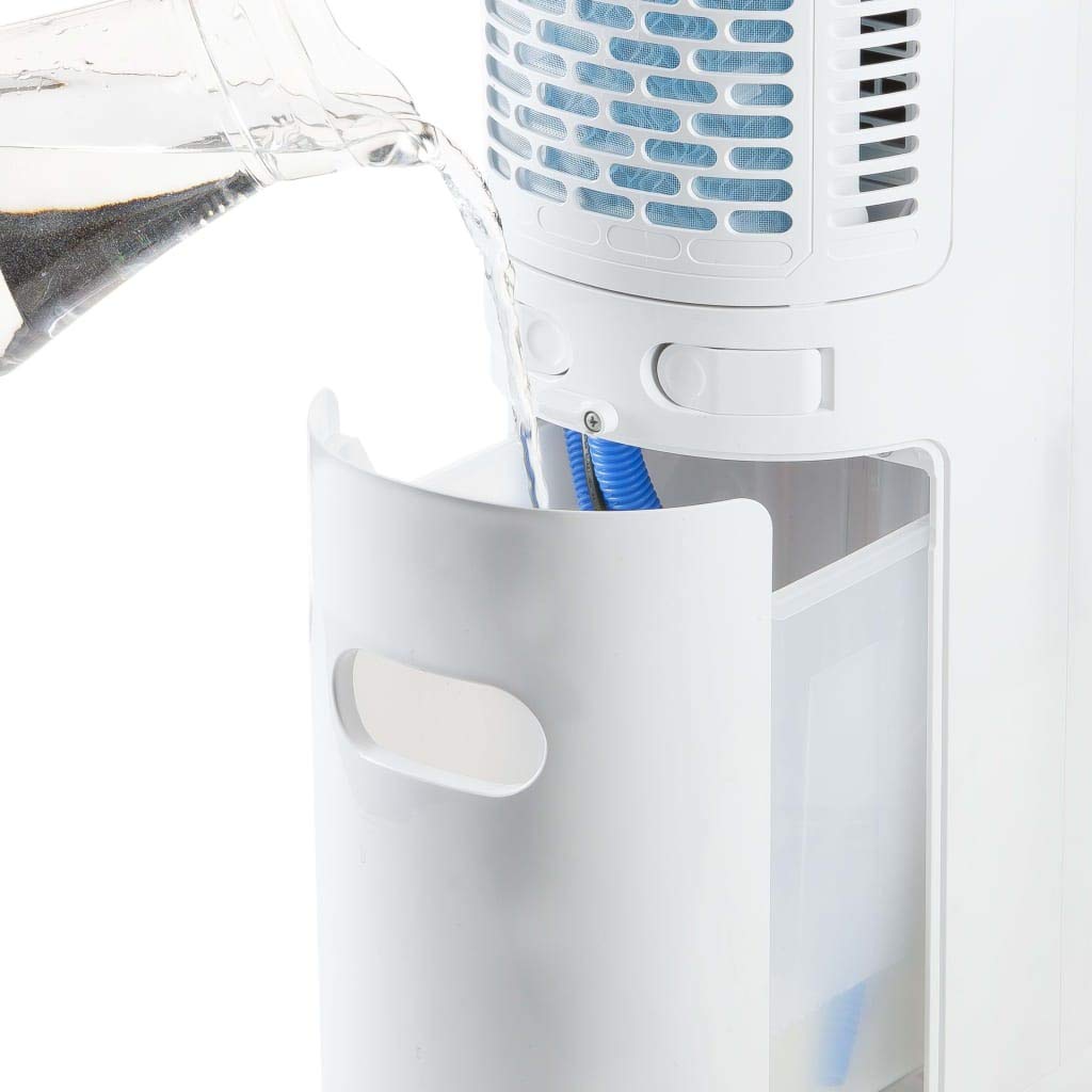 Domo DO157A - Refrigerador de aire con depósito de agua de 7 litros, color blanco