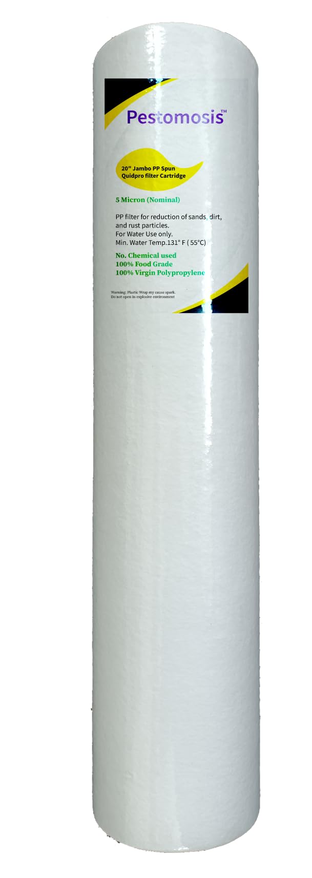 Pestomosis 20" Jumbo pp Spun (20"x4.5") Filter Candle for Commercial RO Water Plant (250 LPH, 500 LPH, 1000LPH)-image-49