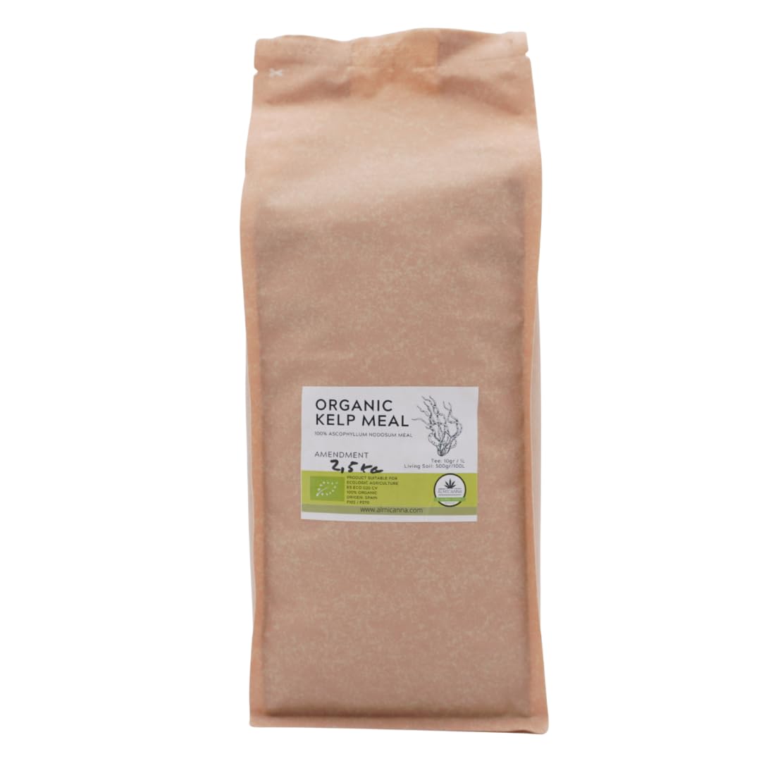 Organic Kelp Meal 2,5kg - Bio Kelpmehl für Cannabis Pflanzen - Für KompostTee und als Amendment im Living Soil