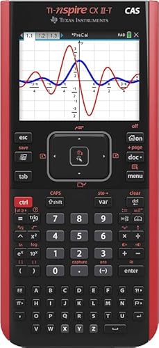 CALCUSO Standardpaket Schwarz mit Grafikrechner TI Nspire CX II-T CAS