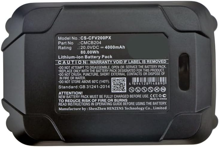 Battery Suitable for Craftsman 16GA Straight Finish Nailer, 18GA Brad Nailer, 20V Adjustable Straight String Trimmer