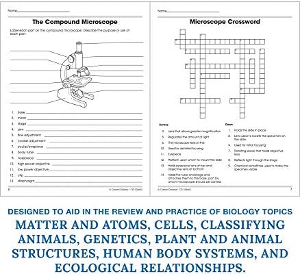 Amazon.com: Carson Dellosa The 100 Series: Biology Workbook ...